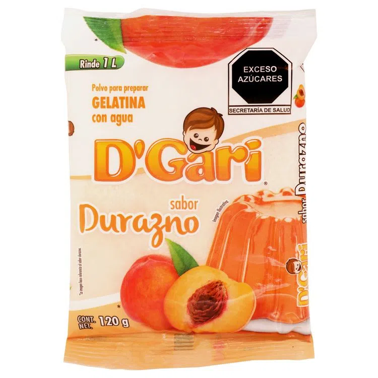 GELATINA DGARI DURAZNO 120G