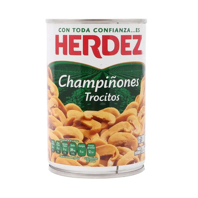 CHAMPIÑÓN TROZOS HERDEZ 380 G