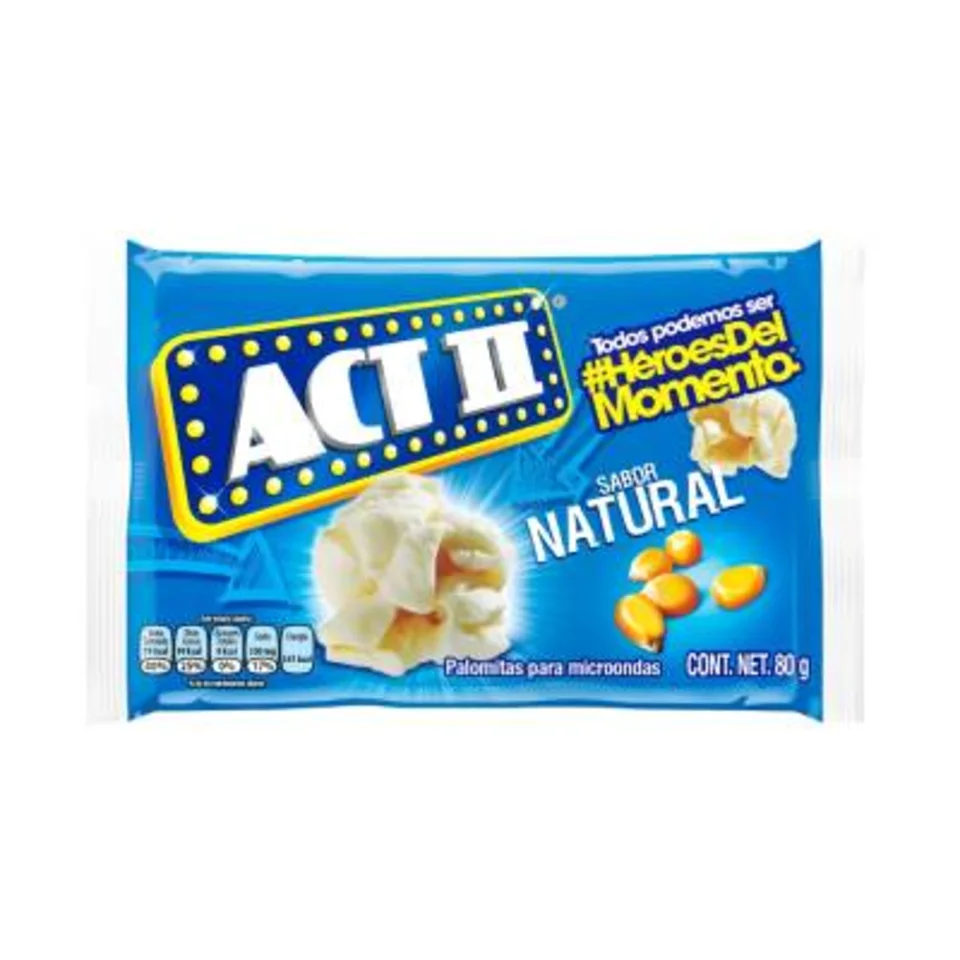 PALOMITAS ACT II NATURAL 80G