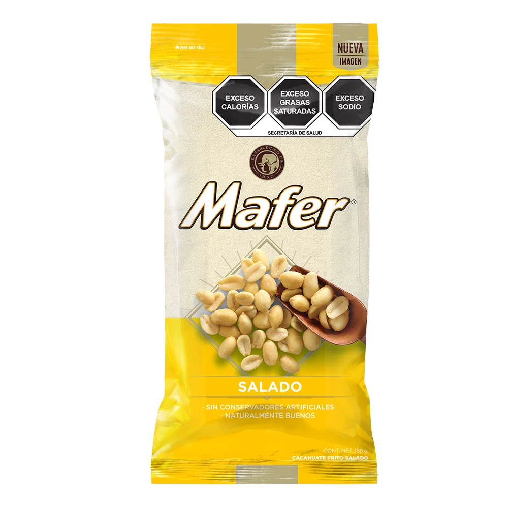 CACAHUATE MAFER SALADO 180 G