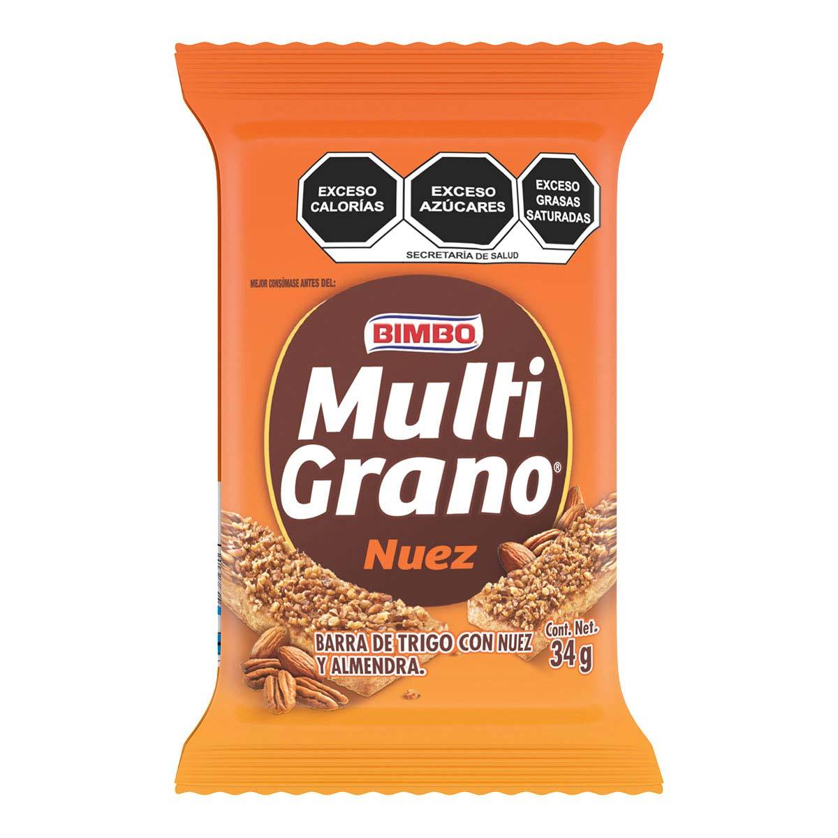 BARRA MULTIGRANO NUEZ 34G